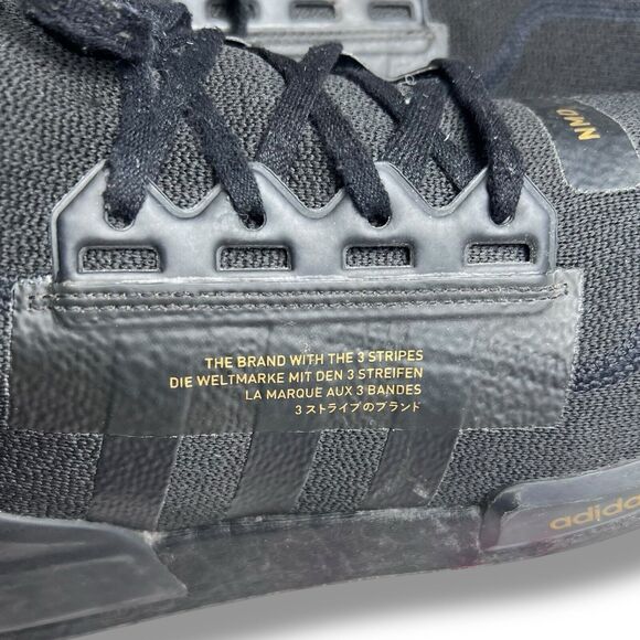 Adidas Originals NMD_R1 V2 Core Black / Gold Running Shoes Men’s Size 12, HP3251 - Picture 7 of 11